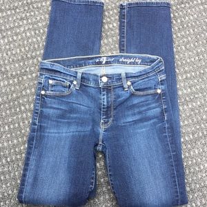 7 For All Mankind Straight Leg Jeans Size 28